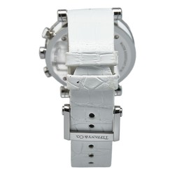 Tiffany Atlas Watch Z1301-32-11A20A71A Quartz White Dial Stainless Steel Leather Women's TIFFANY&Co.