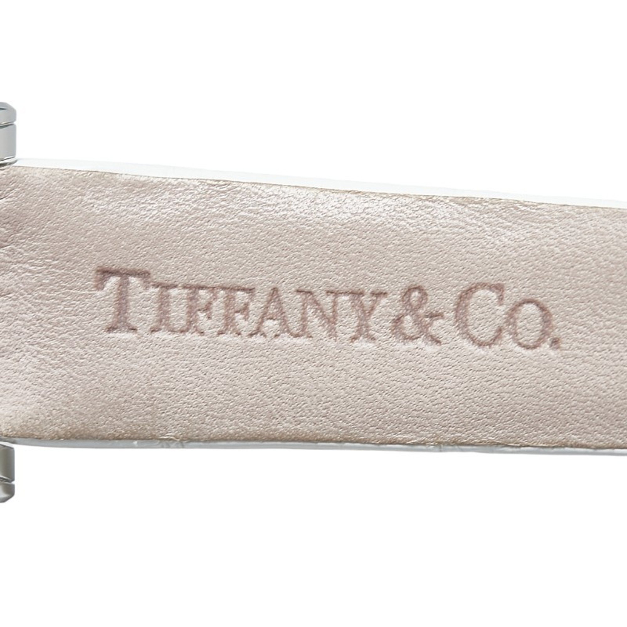 Tiffany Atlas Watch Z1301-32-11A20A71A Quartz White Dial Stainless Steel Leather Women's TIFFANY&Co.