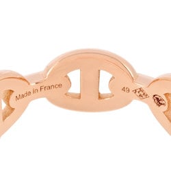 Hermes HERMES Chaine d'Ancre Anchaine Ring #49 K18PG Women's