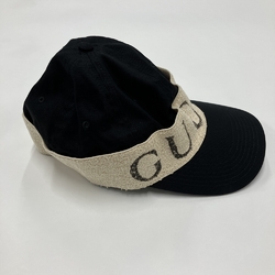 GUCCI Cap Cotton 492545 4HC56 1077 Black L Baseball Unisex