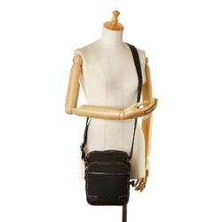 Celine Macadam Shoulder Bag Brown Canvas Women's CELINE