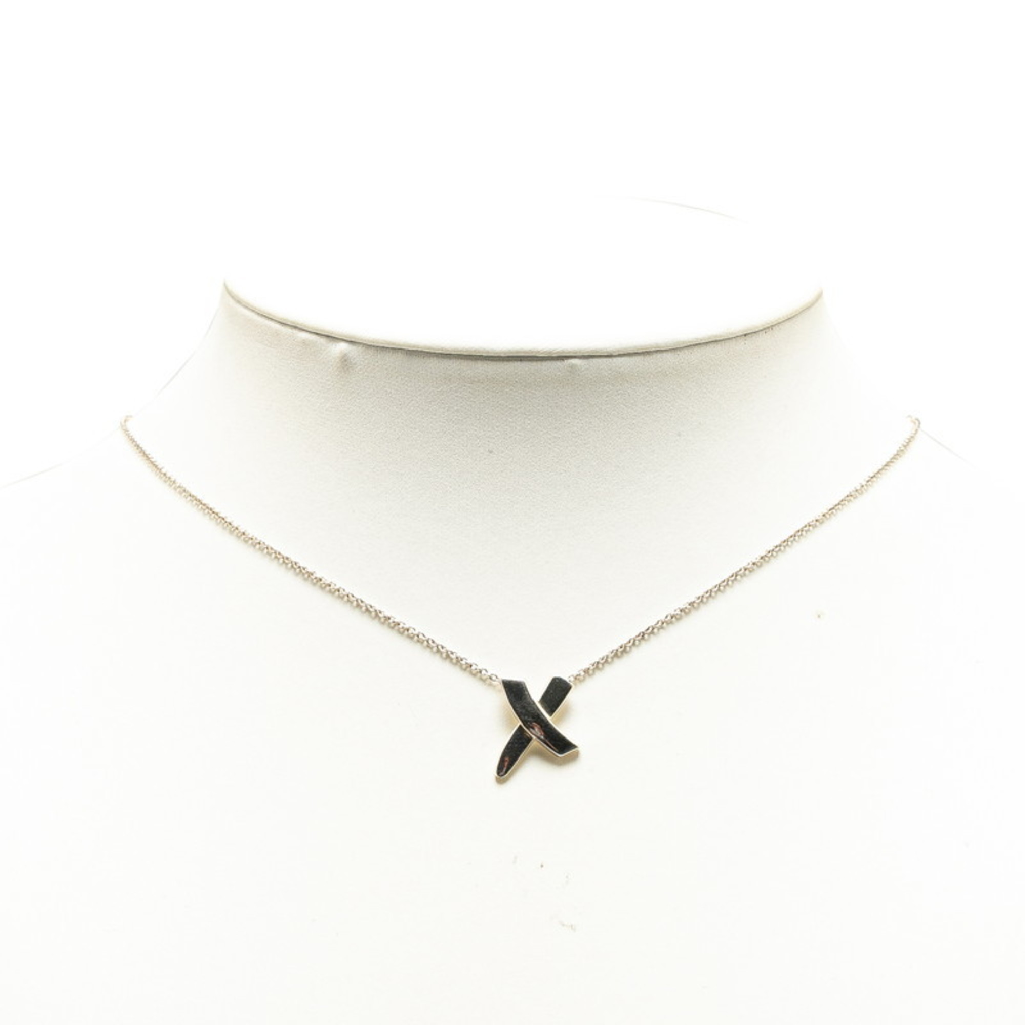 Tiffany Paloma Picasso Kiss Necklace SV925 Silver Women's TIFFANY&Co.