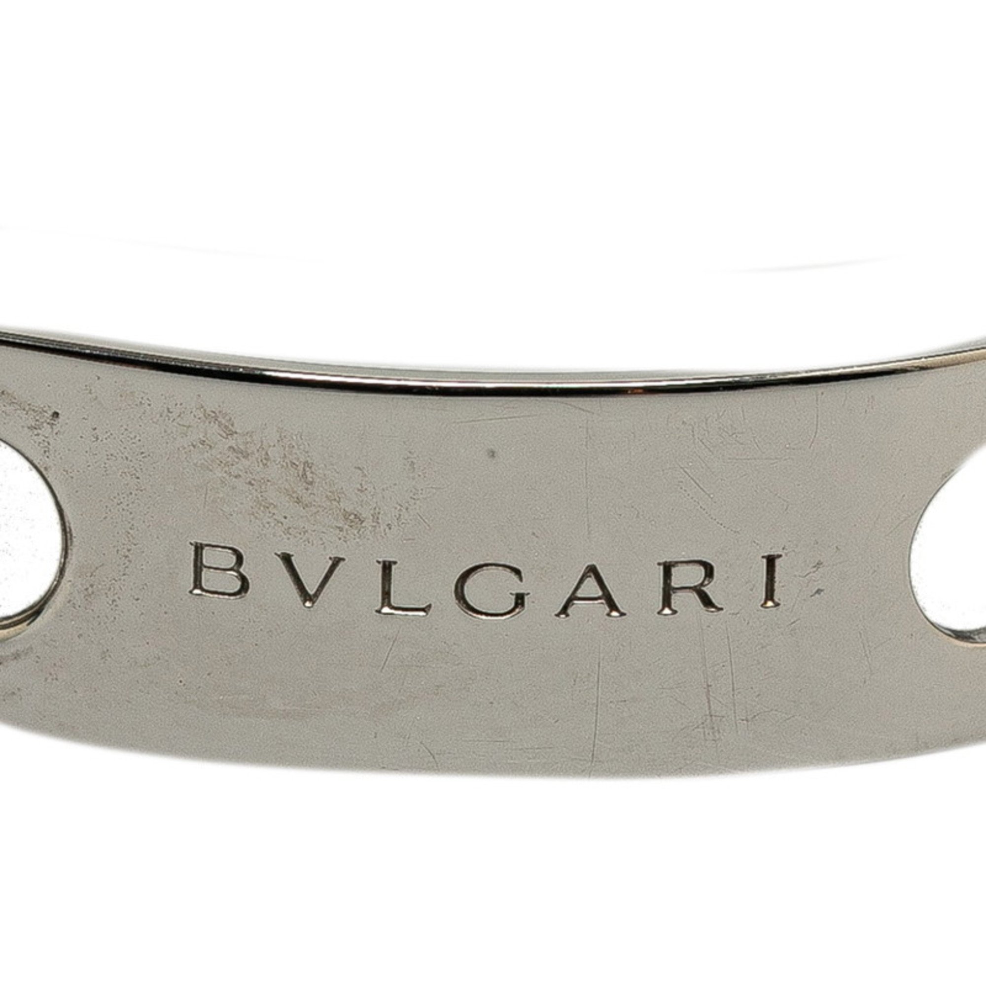 BVLGARI Watch BB23SS Quartz Black Dial Stainless Steel Women's