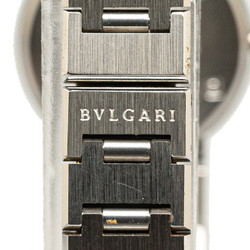 BVLGARI Watch BB23SS Quartz Black Dial Stainless Steel Women's