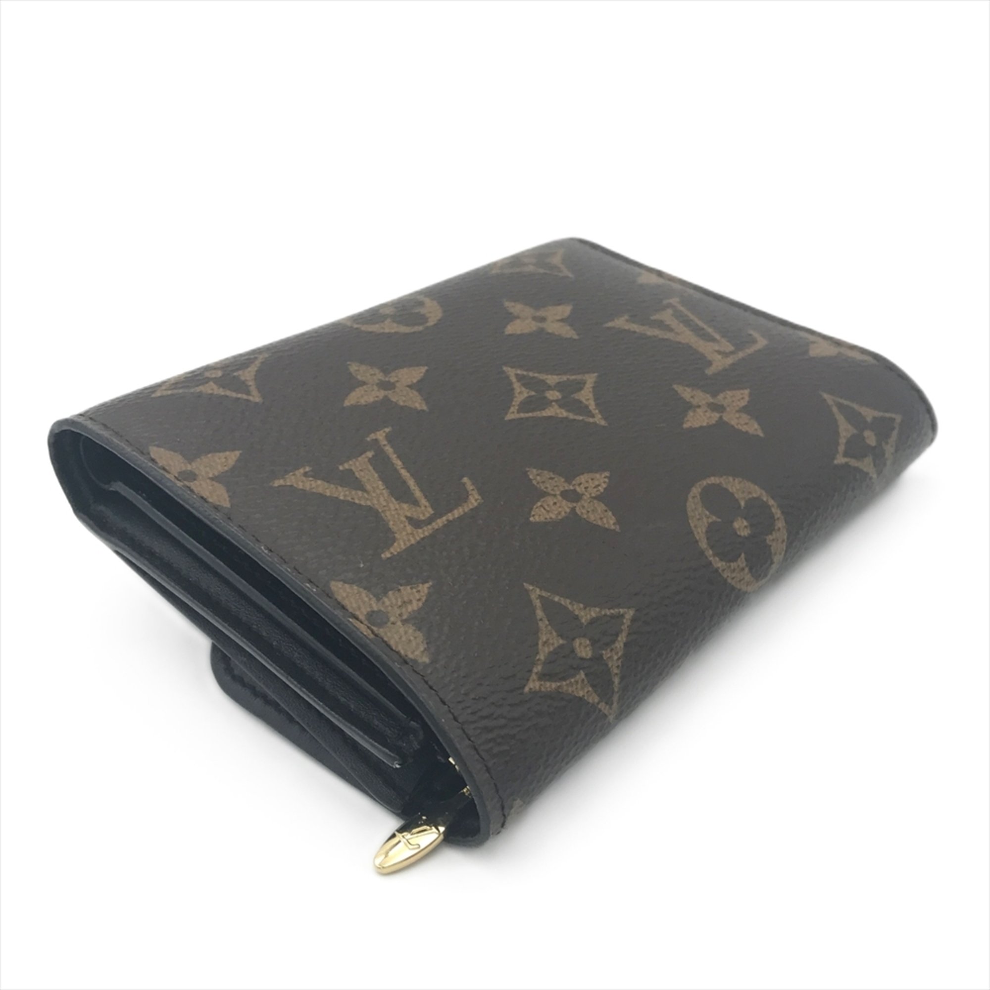 Louis Vuitton LOUIS VUITTON Portefeuille Flower Compact Tri-fold Wallet Monogram Canvas Leather M62578 SP0169