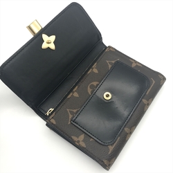 Louis Vuitton LOUIS VUITTON Portefeuille Flower Compact Tri-fold Wallet Monogram Canvas Leather M62578 SP0169