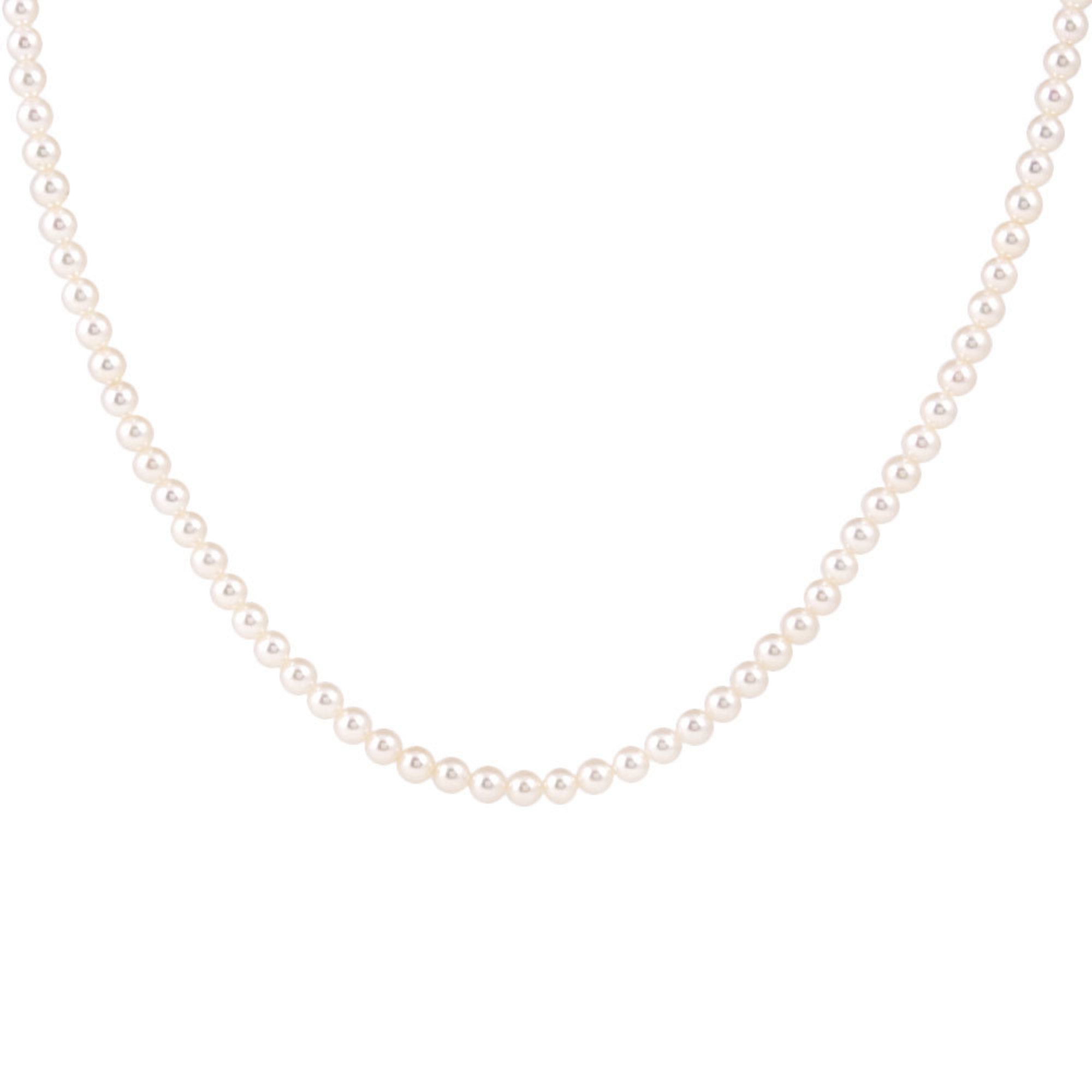 CHAUMET Necklace 36.5cm K18YG Baby Pearl Choker for Women