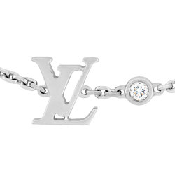 LOUIS VUITTON Idylle Blossom LV Bracelet Diamond Q95581 K18WG Women's