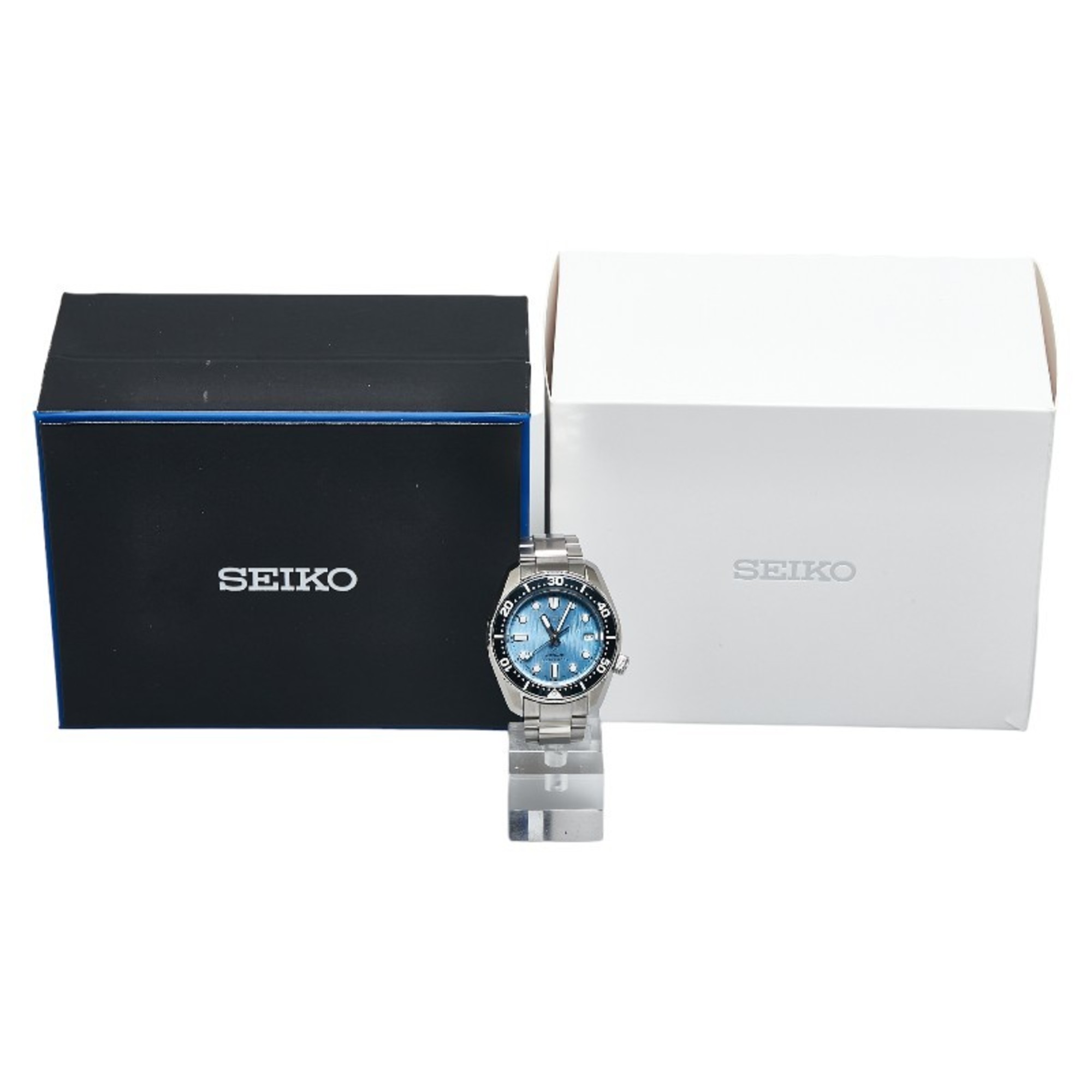 Seiko Save the Ocean Prospex 1968 Mechanical Divers Modern Design Limited Edition Watch SBDC167 Automatic (with manual winding) Blue Dial Stainless Steel Men's SEIKO