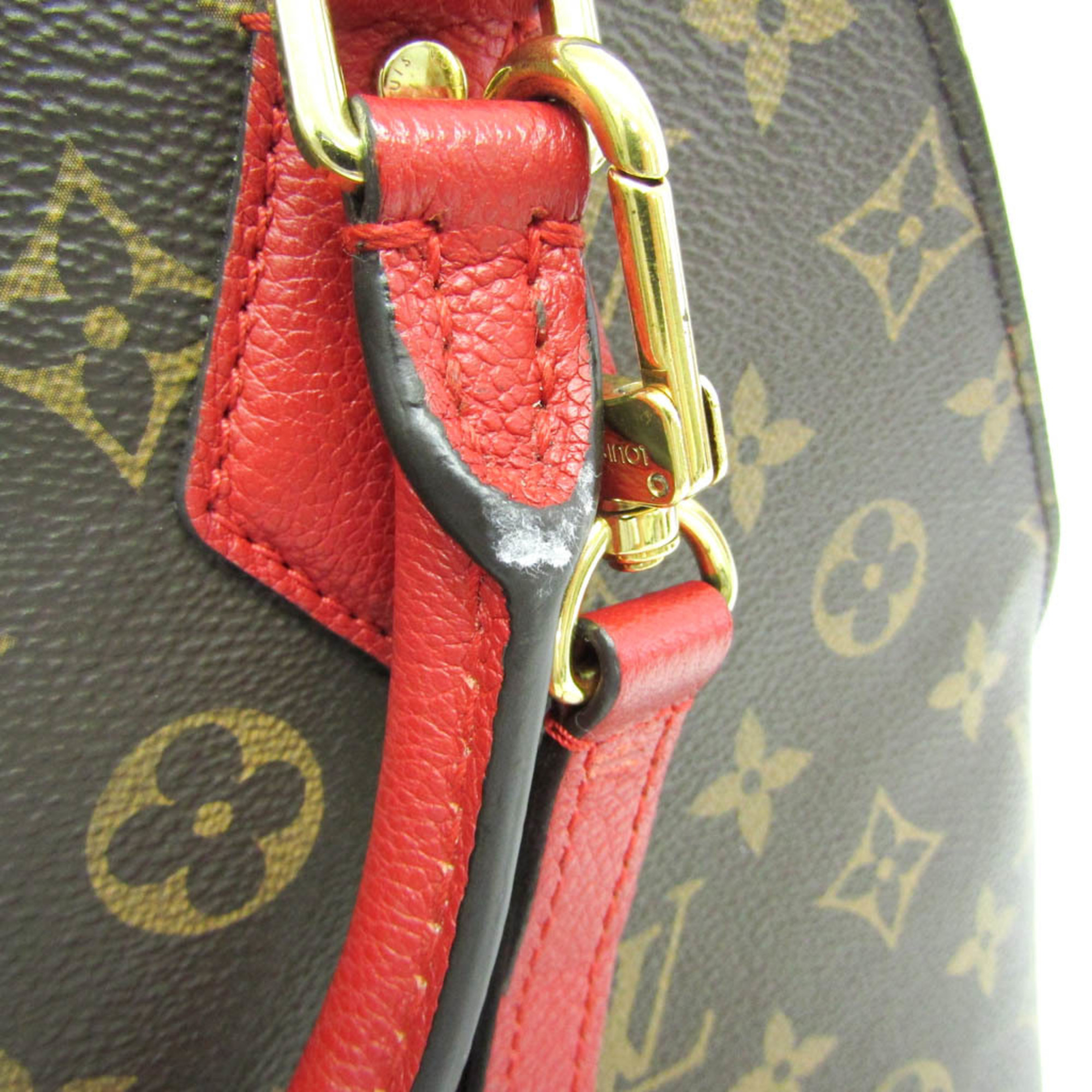 Louis Vuitton Monogram Alma Bag Into Bag M41779 Women's Handbag,Shoulder Bag Monogram,Rouge