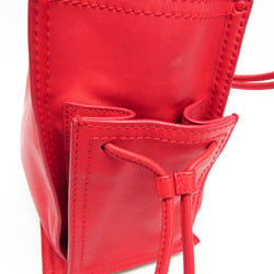 Loewe Shopper Tote Crown Studs Women's Leather Shoulder Bag,Tote Bag Red Color