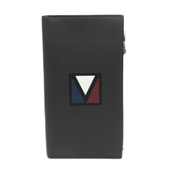 Louis Vuitton E-Zip Long V-Line M61259 Men's  Cowhide Long Wallet (bi-fold) Black