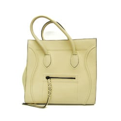 Celine Luggage Phantom Small Square Women's Leather Handbag,Tote Bag Yellow