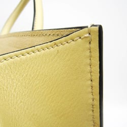 Celine Luggage Phantom Small Square Women's Leather Handbag,Tote Bag Yellow