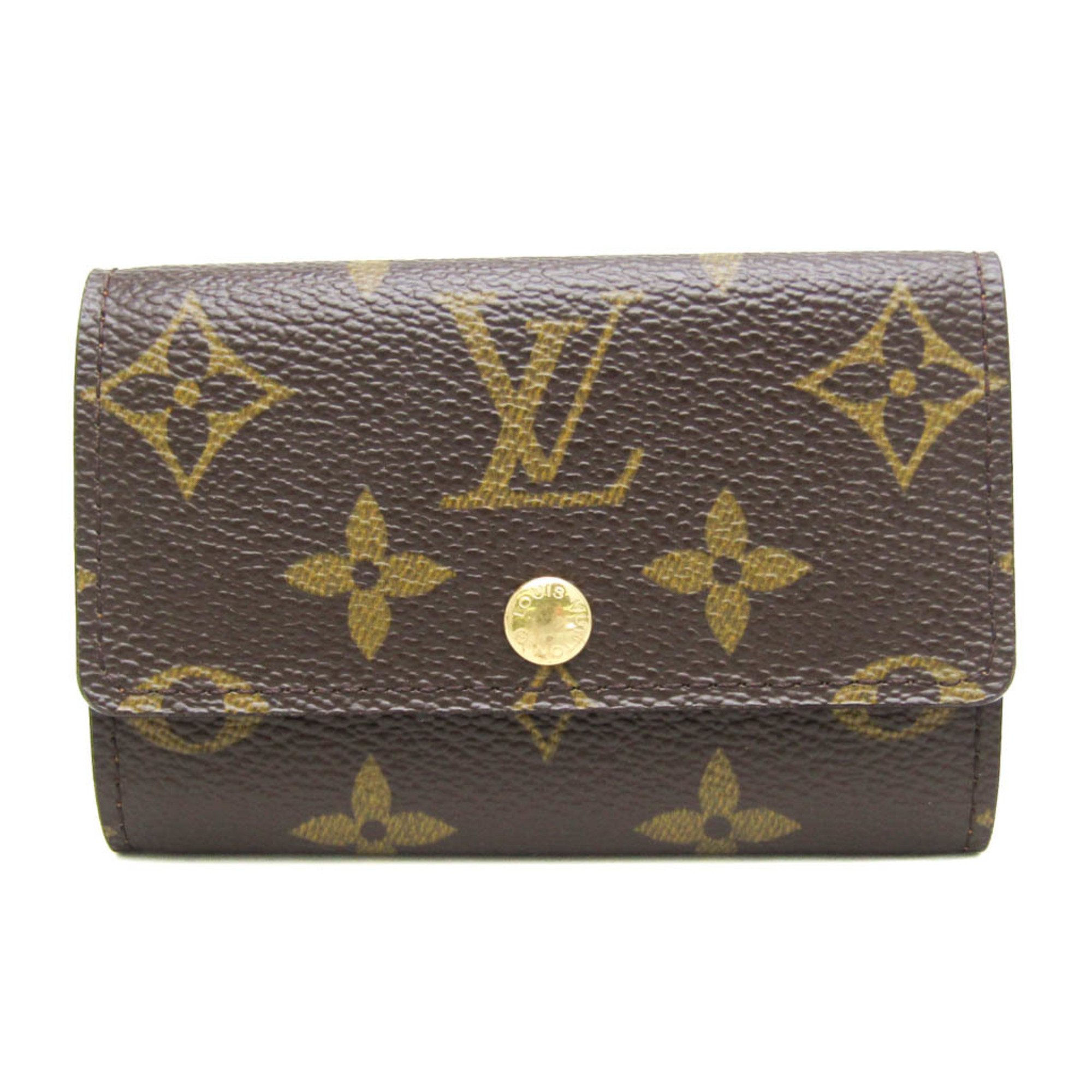 Louis Vuitton Monogram 6 Key Holder M62630 Women,Men Monogram Key Case Monogram