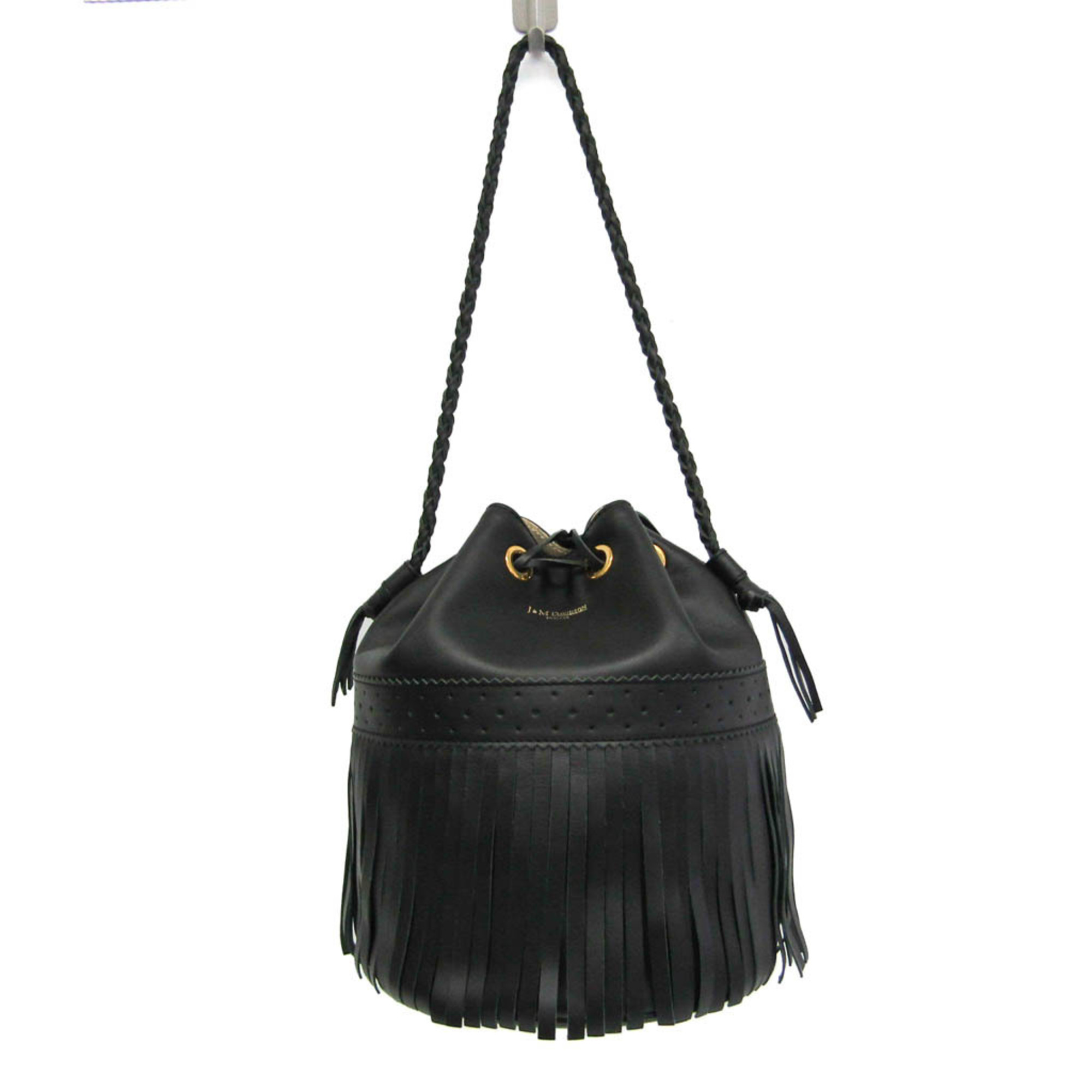 J&M Davidson Carnival Women's Leather Shoulder Bag Black