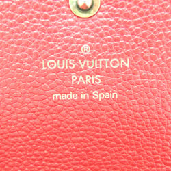 Louis Vuitton Monogram Empreinte Enveloppe Cartes De Visite M58457 Monogram Empreinte Card Case Cerise