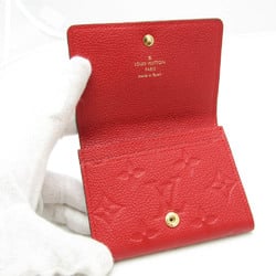 Louis Vuitton Monogram Empreinte Enveloppe Cartes De Visite M58457 Monogram Empreinte Card Case Cerise