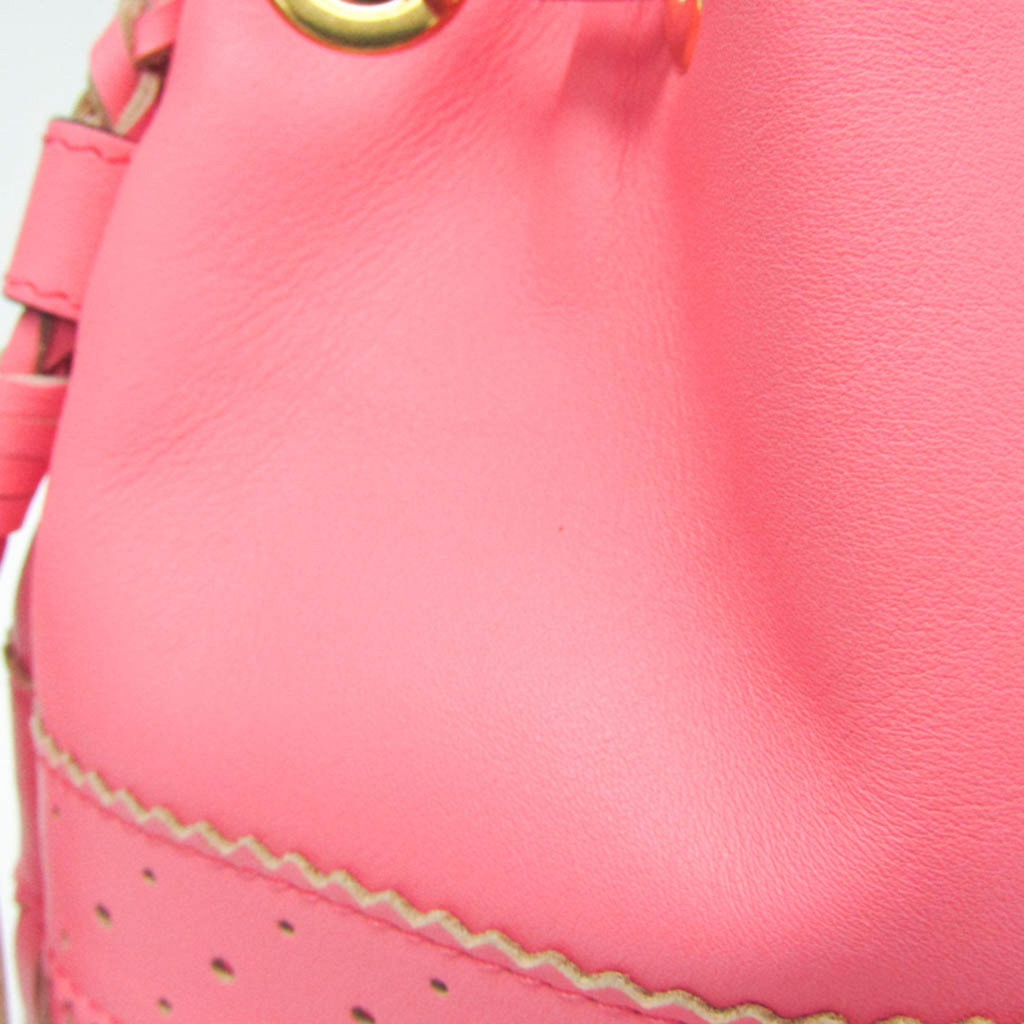 J&M Davidson Carnival Women's Leather Shoulder Bag Pink