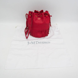 J&M Davidson Carnival Women's Leather Handbag,Shoulder Bag Red Color