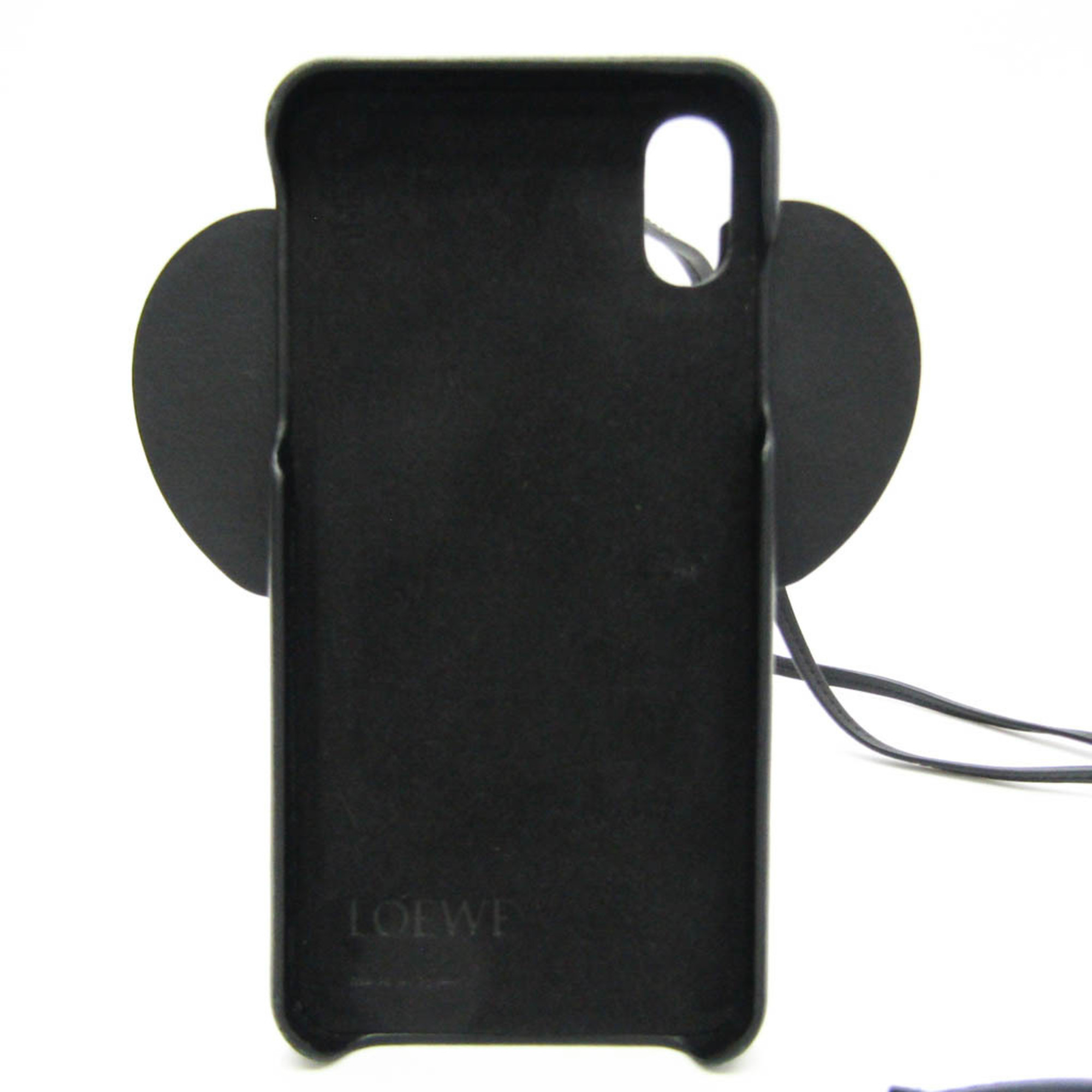 Loewe Leather Phone Bumper For IPhone XS Max Black elephant