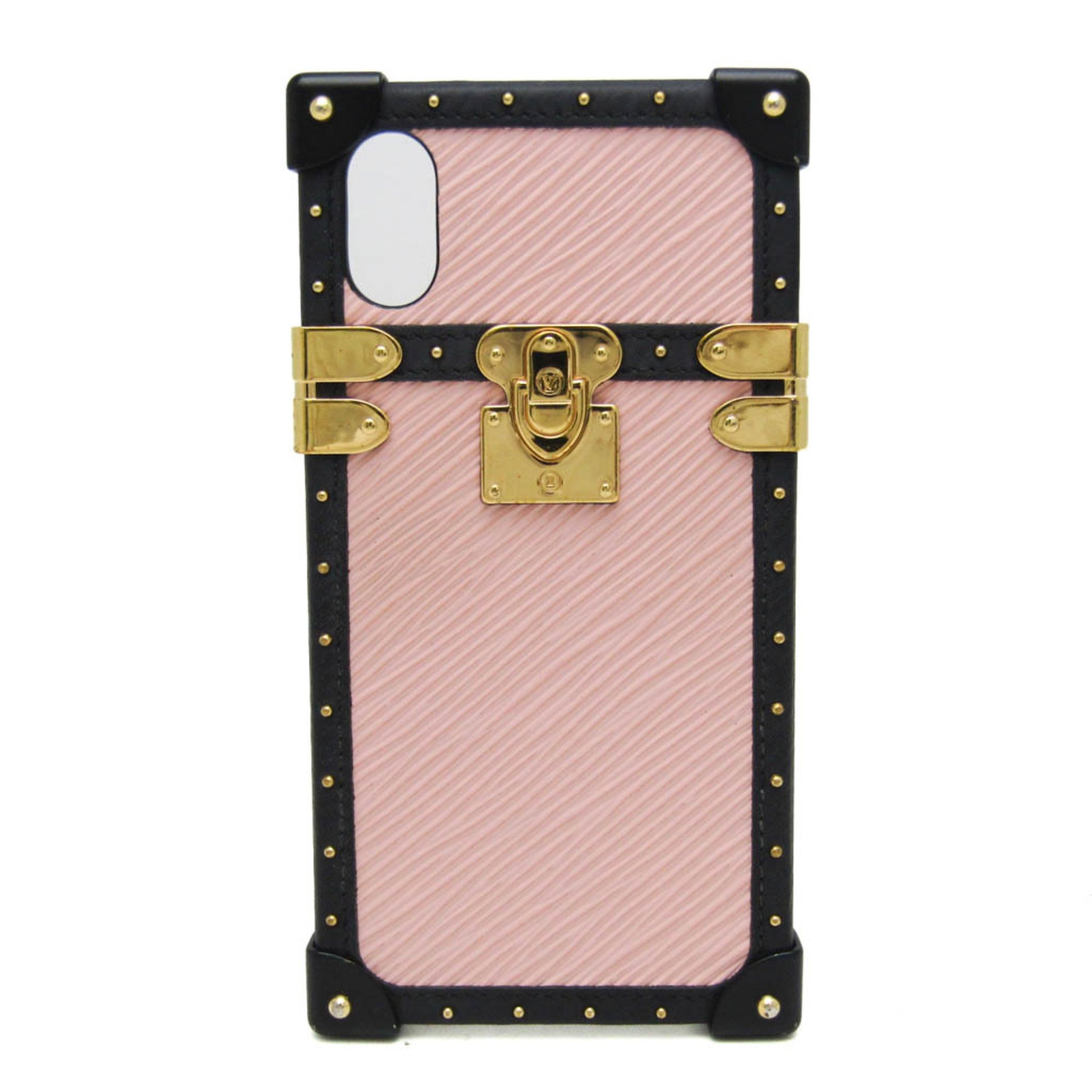 Louis Vuitton Epi Epi Leather Phone Bumper For IPhone X Noir,Rose Ballerine Eye trunk light M67894