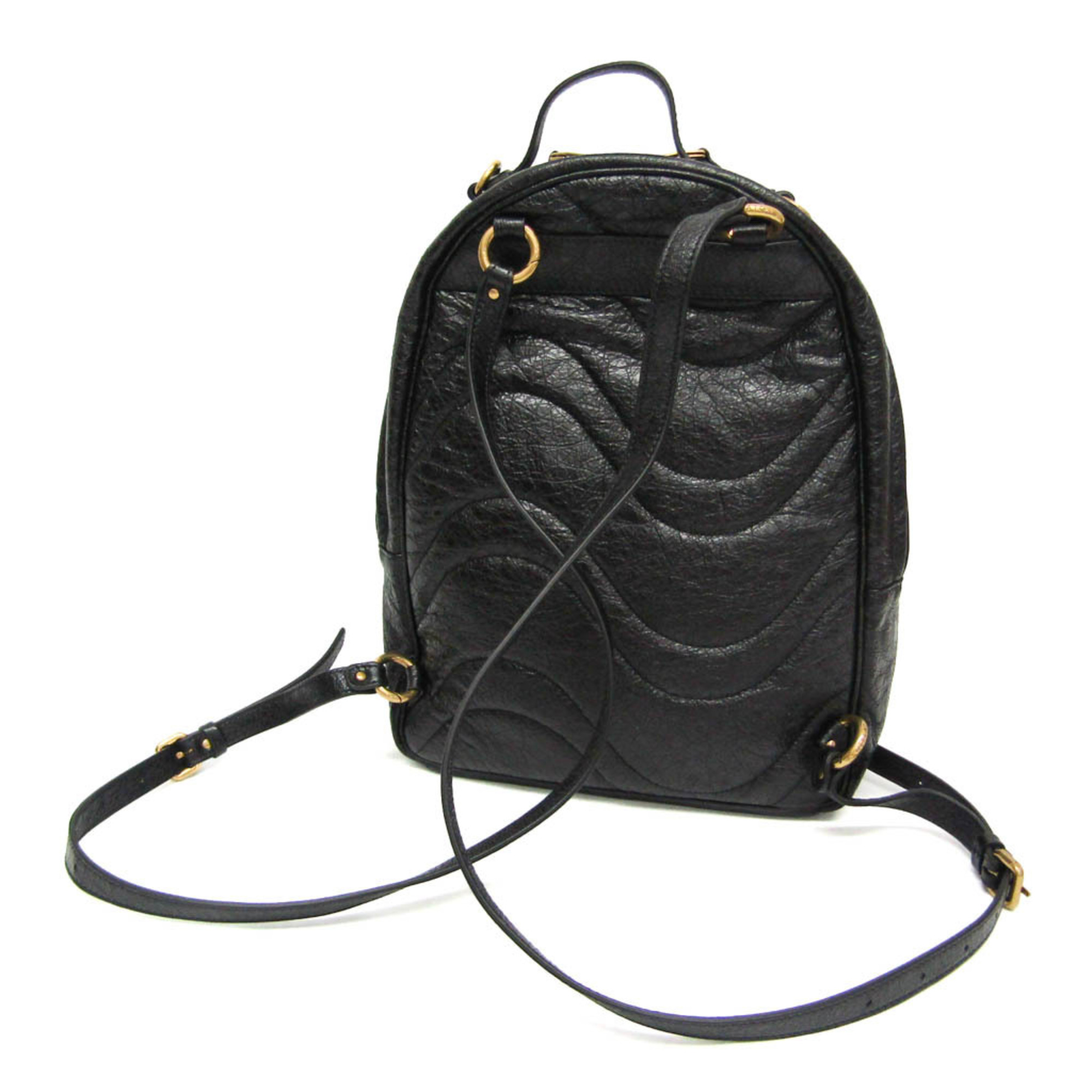 Zanellato ZAINO Women,Men Leather Backpack Black