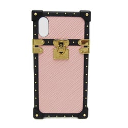 Louis Vuitton Epi Epi Leather Phone Bumper For IPhone X Noir,Rose Ballerine Eye trunk light M67894