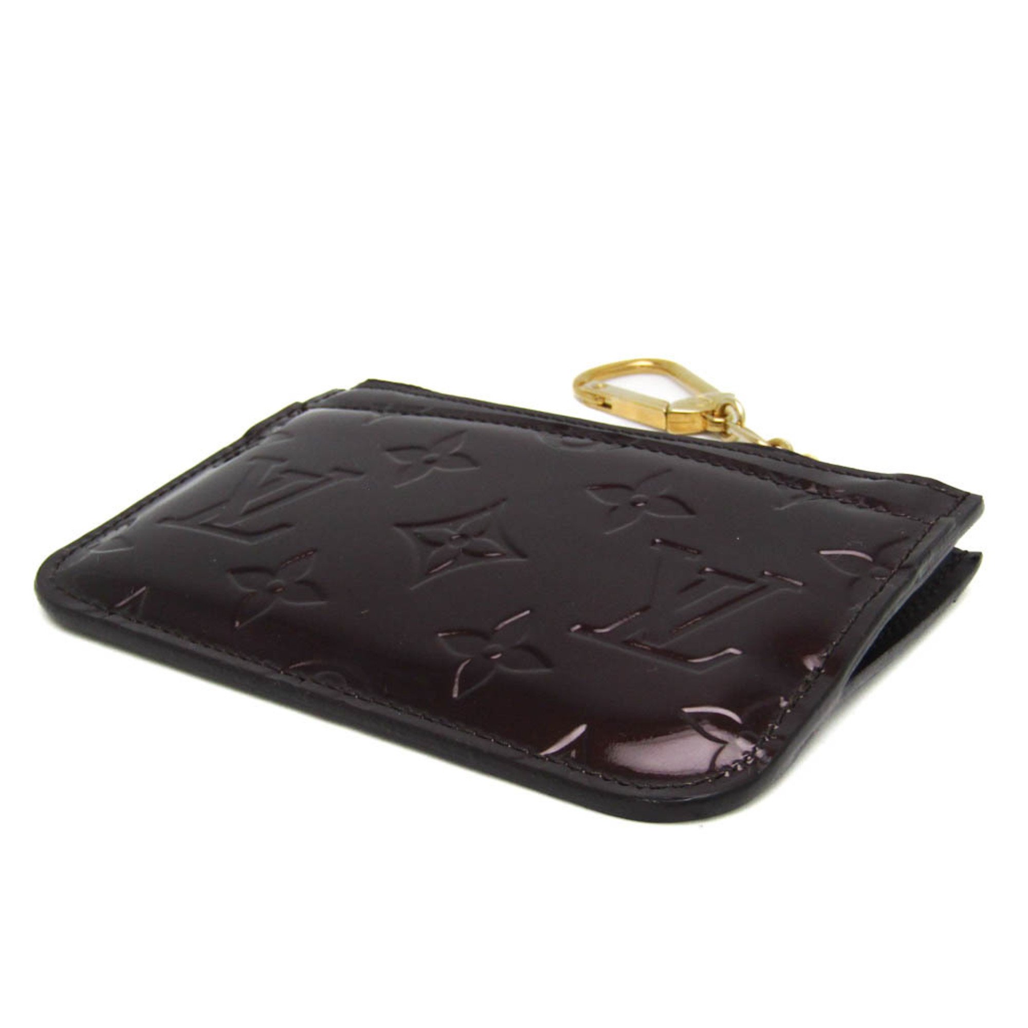 Louis Vuitton Monogram Vernis Pochette Clefs NM M93557 Women's Monogram Vernis Coin Purse/coin Case Amarante