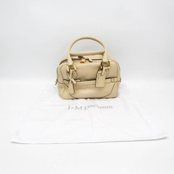 J&M Davidson MIA Women's Leather Handbag Cream