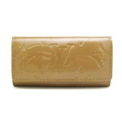 Louis Vuitton Monogram Vernis Multicle 4 M91358 Women's Monogram Vernis Key Case Noisette