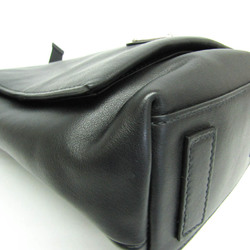 Prada Women,Men Leather Shoulder Bag Black