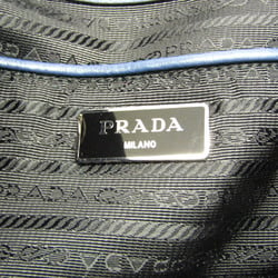 Prada Men,Women Leather Backpack Blue