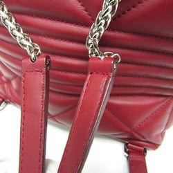 Furla Fortuna F7723 Women's Leather Backpack Red Color