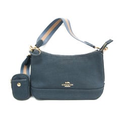 Coach Ellis CA626 Women's Canvas,Leather Handbag,Shoulder Bag Blue