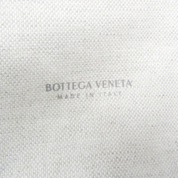 Bottega Veneta ARCO Tote Women's Canvas,Leather Tote Bag Off-white