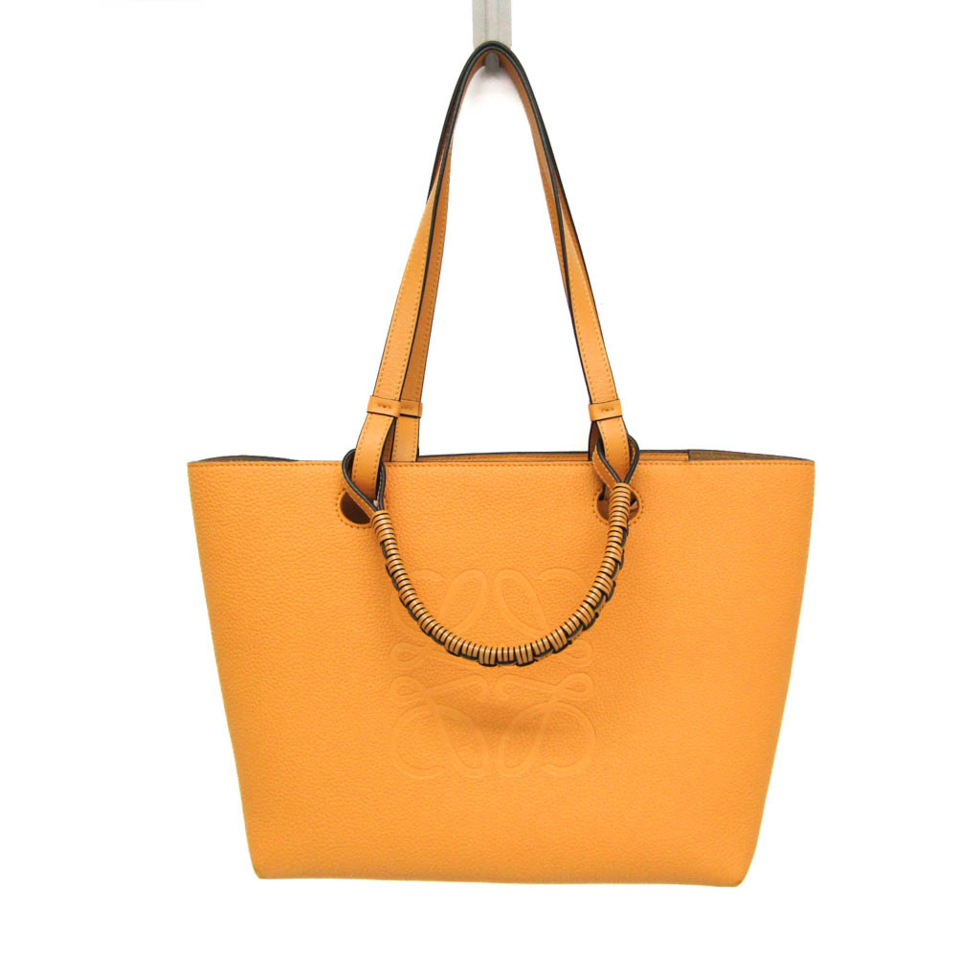 Loewe Anagram Tote A717S72X03 Women's Leather Handbag,Tote Bag Yellow