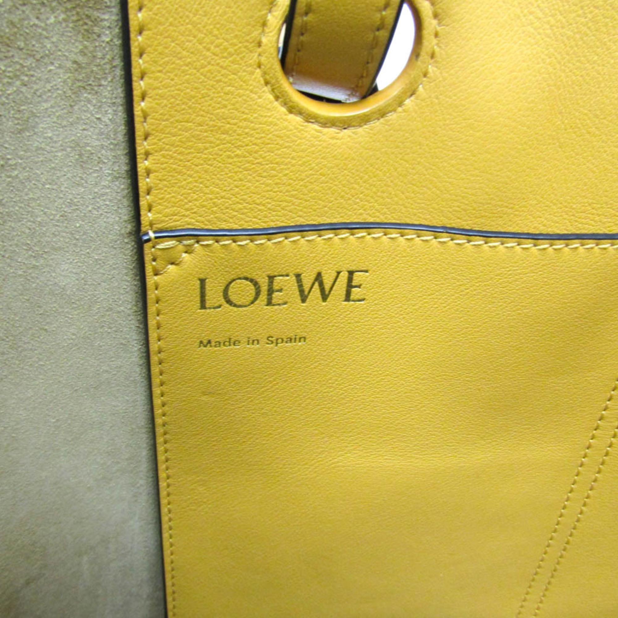 Loewe Anagram Tote A717S72X03 Women's Leather Handbag,Tote Bag Yellow