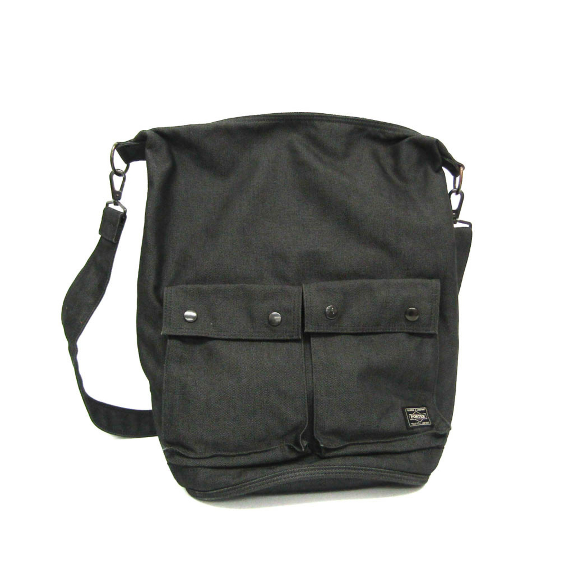 Porter SMOKY Men,Women Denim Backpack,Shoulder Bag Black