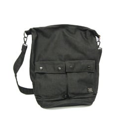 Porter SMOKY Men,Women Denim Backpack,Shoulder Bag Black