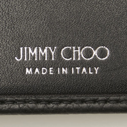 Jimmy Choo Star Bi-fold Wallet Black Leather Women's JIMMY CHOO