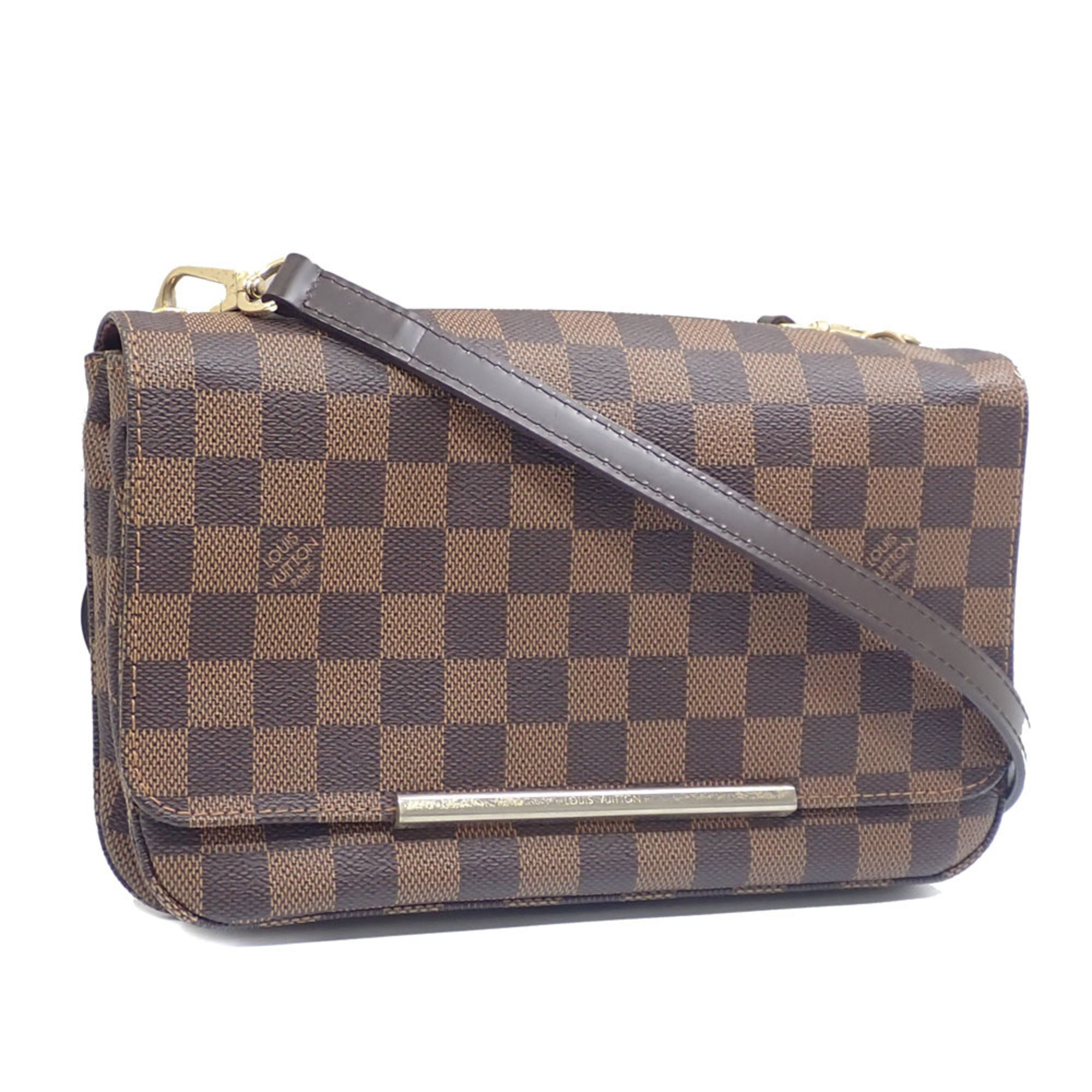 Louis Vuitton Shoulder Bag Damier Ebene Hoxton PM Women's N41257 Clutch A213868