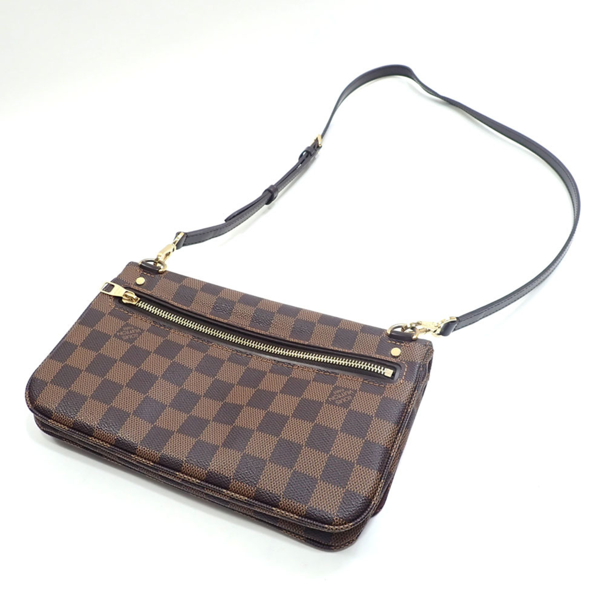 Louis Vuitton Shoulder Bag Damier Ebene Hoxton PM Women's N41257 Clutch A213868