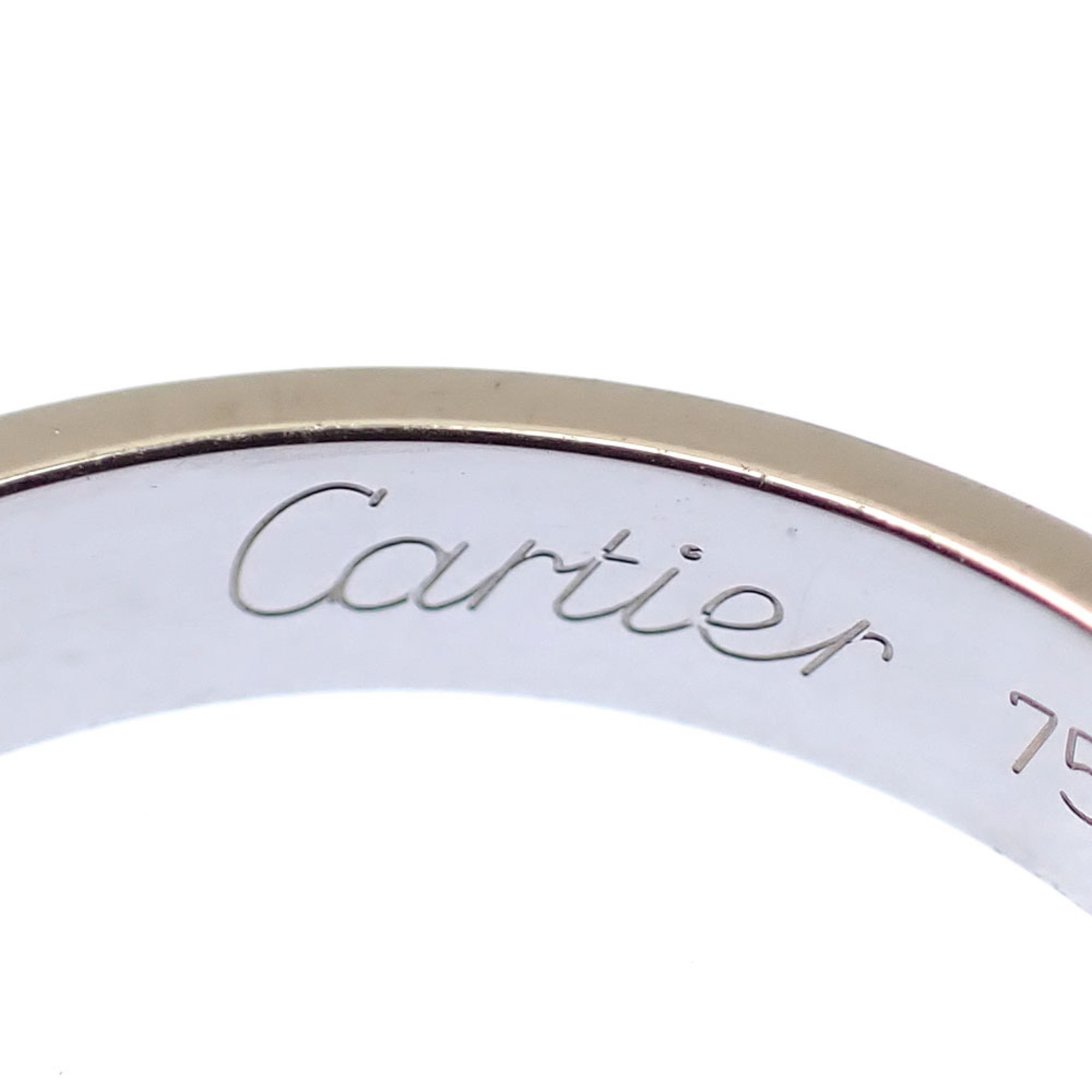 Cartier Love Ring for Women, K18WG, Size 14.5, #55, 4.1g, 750, 18K White Gold, B40496, C4042054