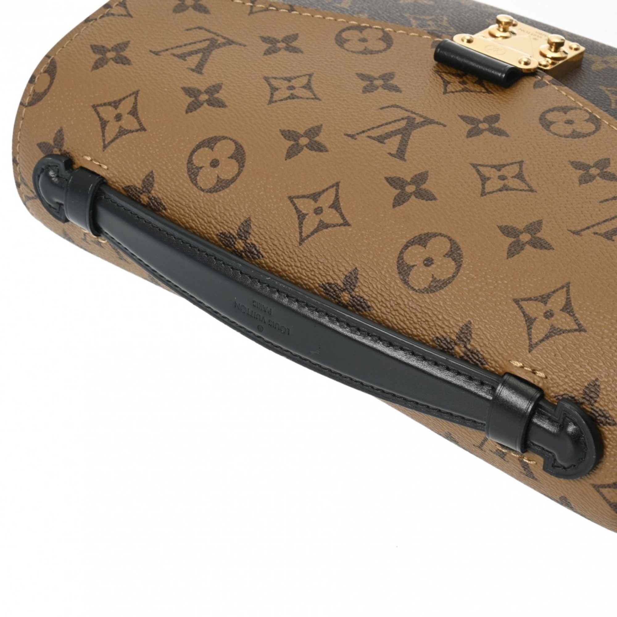 LOUIS VUITTON Louis Vuitton Monogram Reverse Pochette Metis MM Brown M44876 Women's Canvas Bag