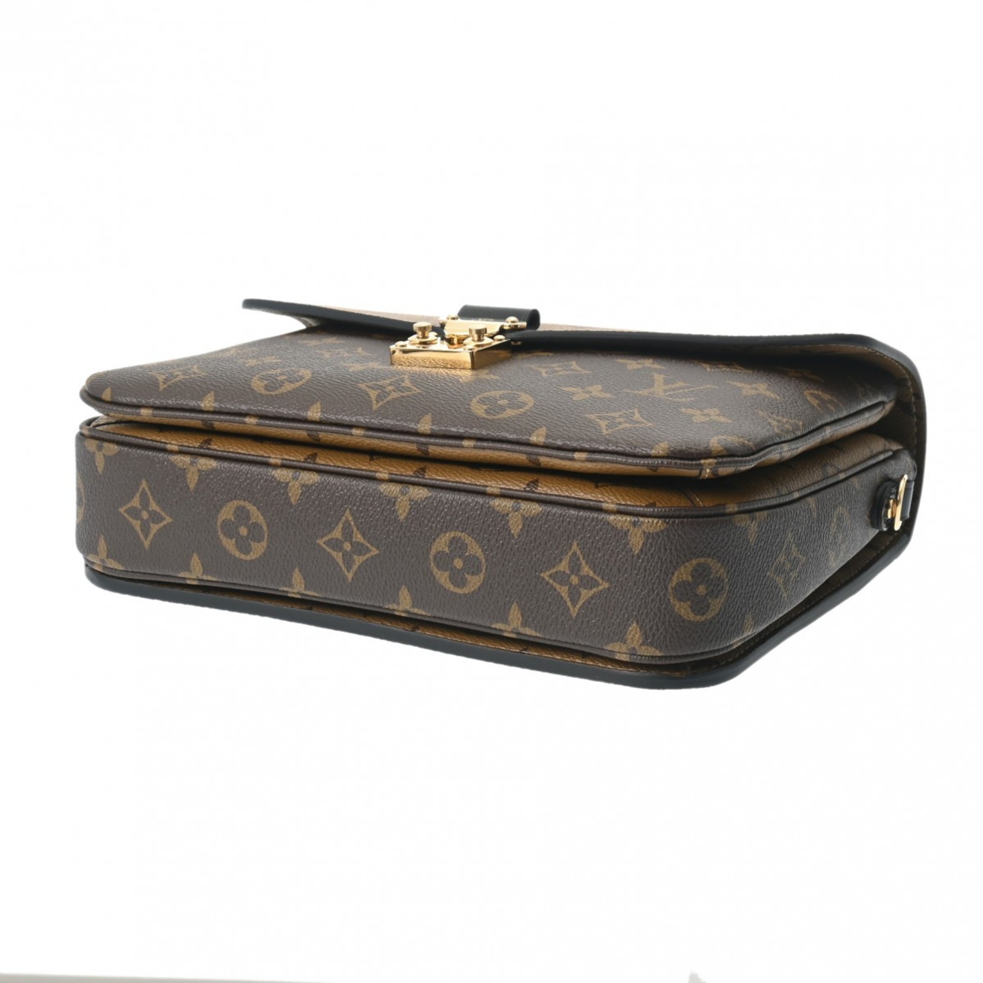 LOUIS VUITTON Louis Vuitton Monogram Reverse Pochette Metis MM Brown M44876 Women's Canvas Bag