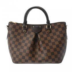 LOUIS VUITTON Damier Sienna PM Brown N41545 Women's Canvas Handbag