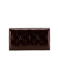 Louis Vuitton Monogram Vernis Portefeuille Sarah Long Wallet M93524 Amaranth Purple Patent Leather Women's LOUIS VUITTON