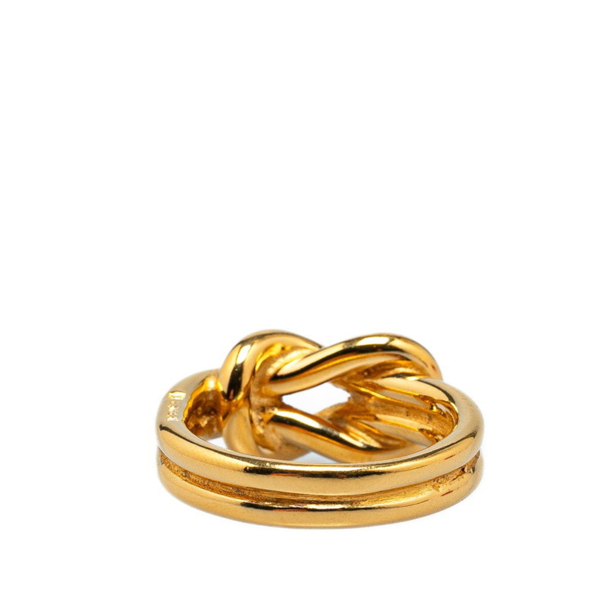 Hermes scarf ring gold plated women's HERMES