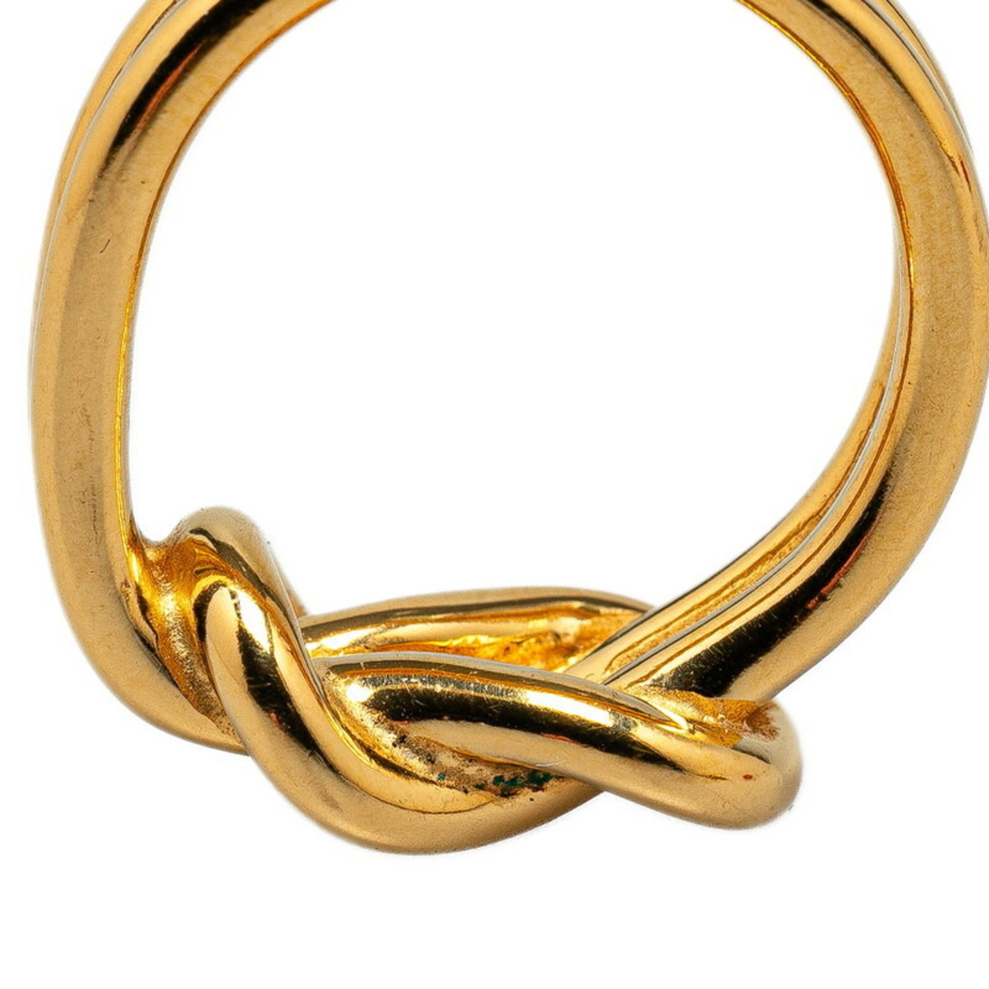 Hermes scarf ring gold plated women's HERMES